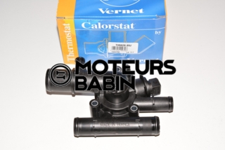 Boitier calorstat sortie eau Renault Mégane II - Scenic II 1.9 DCI 120 - 130 Vernet TH6628.89J - 8200674366 - 82 00 674 366